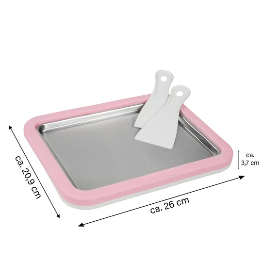 STONELINE® by Mr. Ice Cream Rolls Maker Ice Plate for Homemade Ice Cream | Rosé